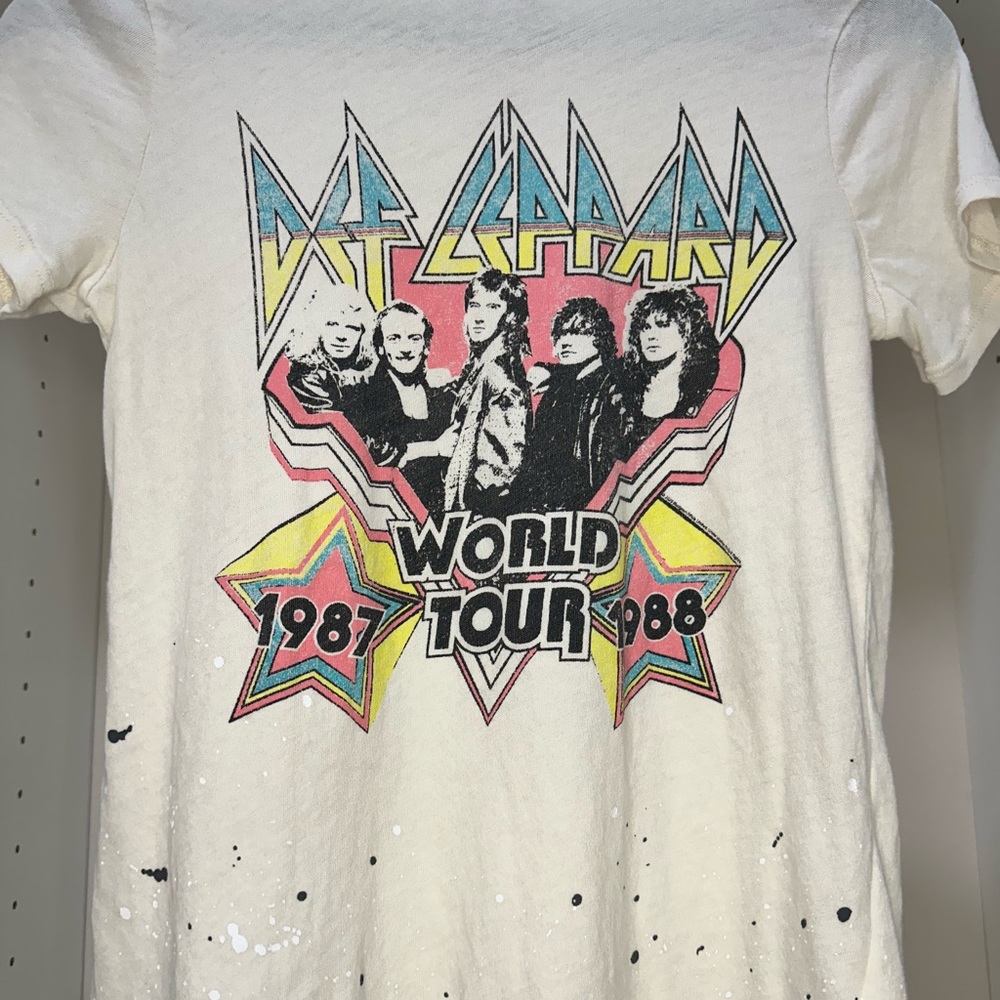 Def Lepard Paint Splatter Tee - image 2